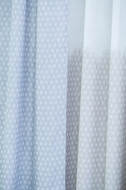 Vorhänge für Fenster, Tüll für eine Wohnung, ein Stoffladen fabric