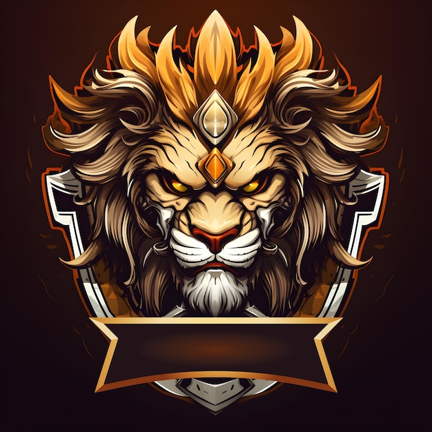 Vorlage für das Logo von Lion Head Esport