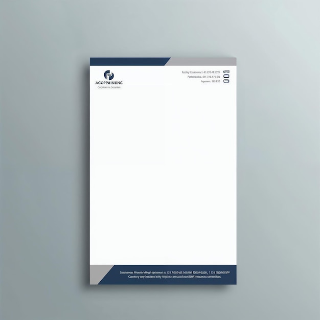 Vorlage für das professionelle Briefkopfdesign