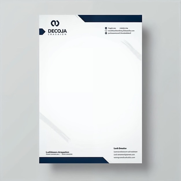 Vorlage für das professionelle Briefkopfdesign