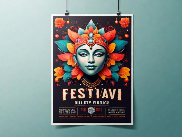 Vorlage für die Gestaltung von Festivalplakaten