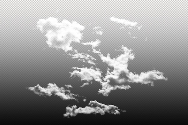 Vorlage für einen durchsichtigen Wolken-Hintergrund