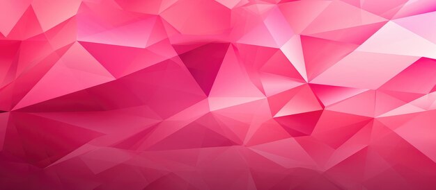 Foto vorlage für polygonen mit strahlend rosa design