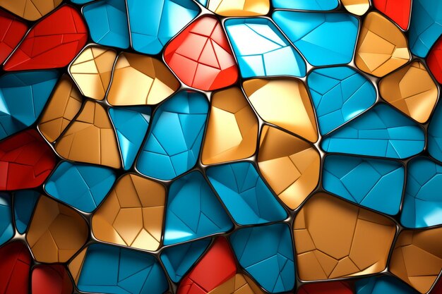 Voronoi blockiert Muster-Textur-Hintergrund