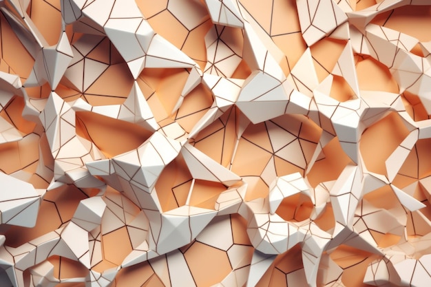 Voronoi Blocks Pattern Fundo de textura