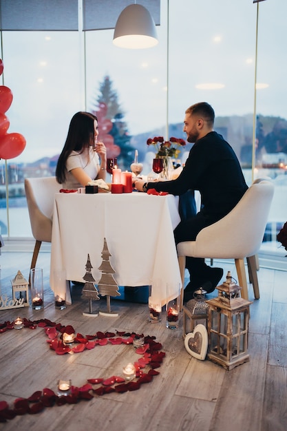 Foto vorschlag im schönen panoramarestaurant