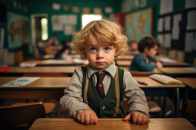 Vorschulkinder lernen in einer Klasse „Generative KI“ einen Kinderreim