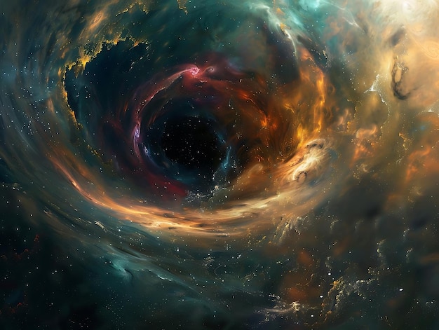 El vórtice cósmico es un fondo abstracto.