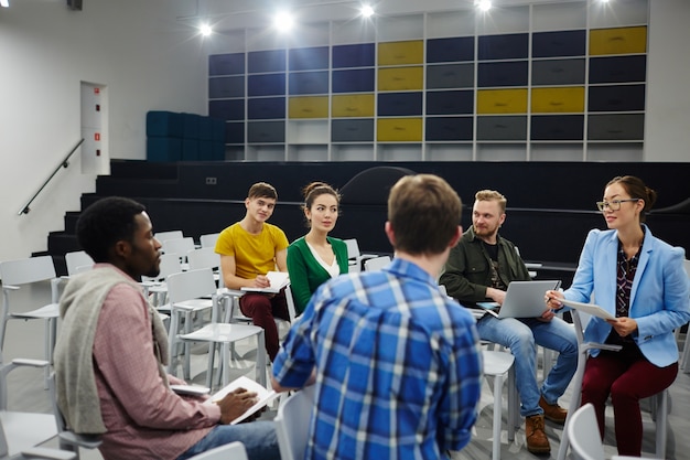 Vortrag von Studenten