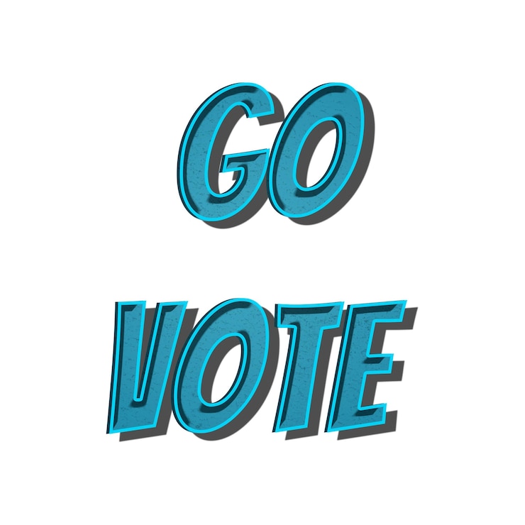 Foto vota por el cómic png estilo retro letras ilustración