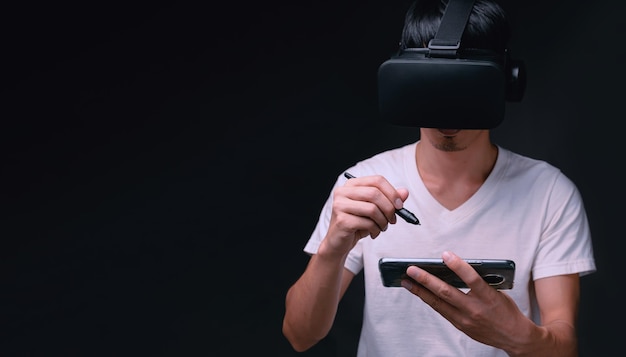 VR-Brillenverbindung Metaverse Online-Technologie