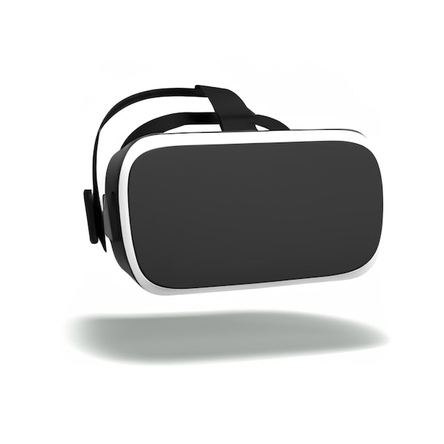 VR-Headset auf weißem Hintergrund