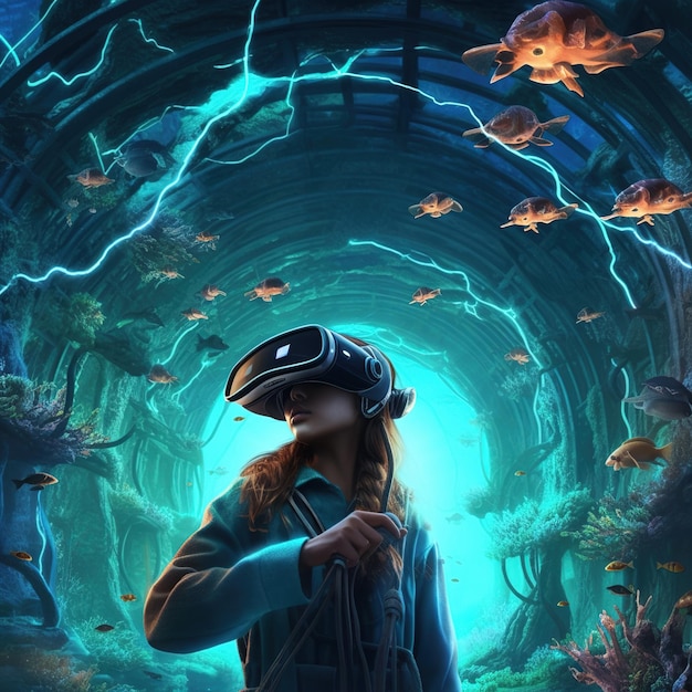 VR-Spiel virtuelle Realität