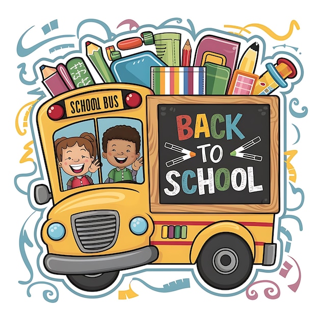 De vuelta a la escuela, listo para nuevas aventuras