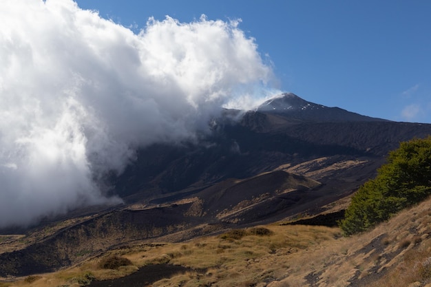 Vulcão Etna na ilha italiana da Sicília