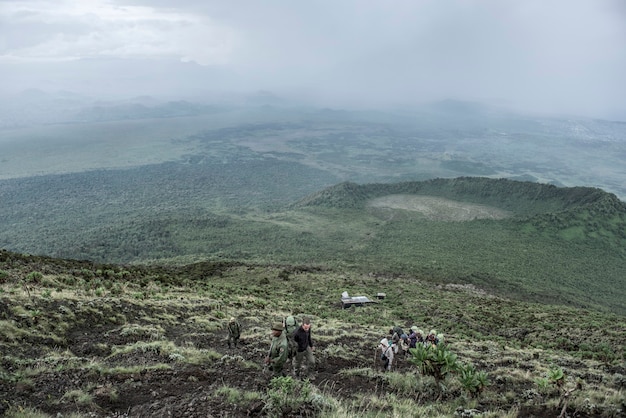 Vulcão Nyiragongo, nord Kivu, RDC