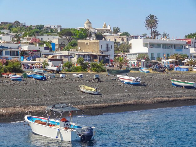 Foto vulcão stromboli