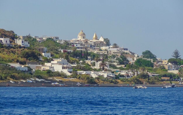 Foto vulcão stromboli