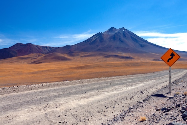 Vulkan Miscanti auf dem Altiplano Atacama-Wüste Chile