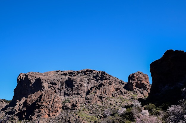 Vulkangestein Basaltformation auf Gran Canaria