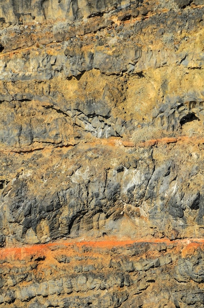 Vulkangestein Hintergrundtextur auf den Kanarischen Inseln Spanien