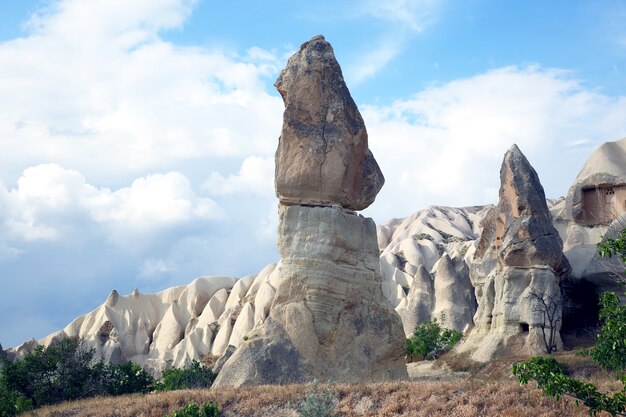 Vulkangesteine im Kappadokien-Tal, Türkei