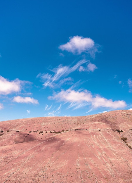 Vulkanische Wüstenlandschaft Stilvolle Naturtapete Reisekonzept Kanarische Inseln Fuerteventura