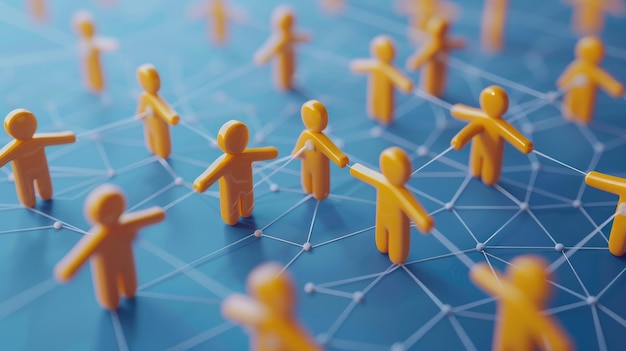 Wachsende Partnerschaften in detaillierten Knotenpunkten