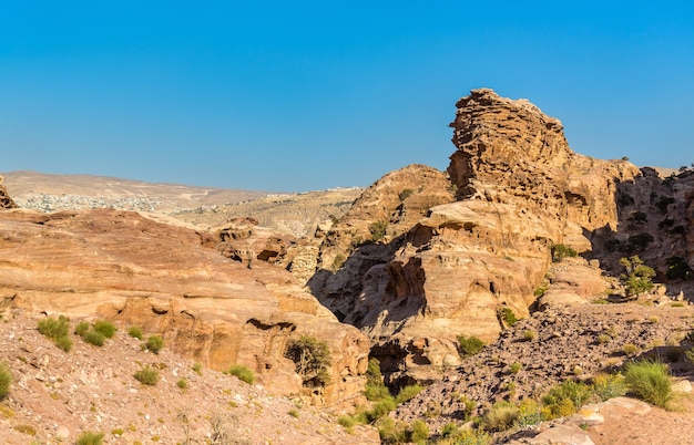 Wadi Jeihoon, el camino al Monasterio El Deir en Petra - Jordania