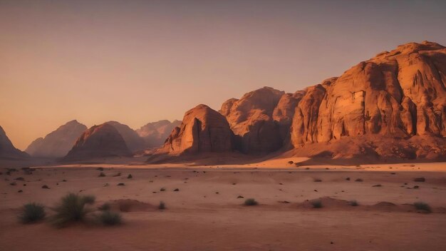 Wadi-Rum-Wüste in Jordanien