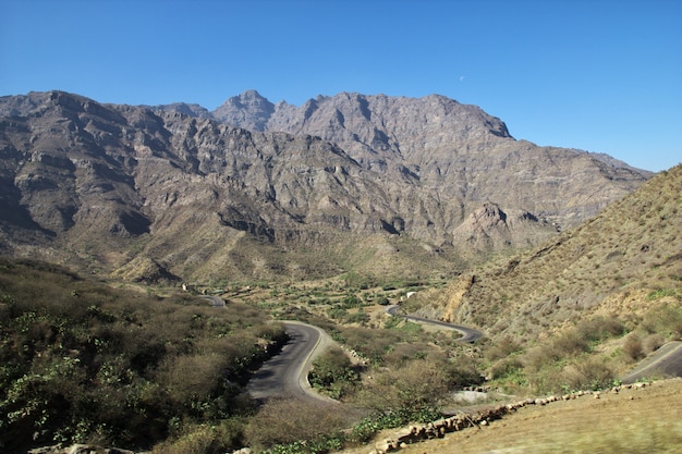 Wadi Sara in Bergen, Jemen