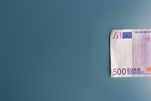 Foto währung der europäischen union 500-euro-schein euro-banknote in 500