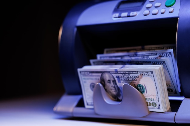Währungszählmaschine, die Dollarbanknoten zählt, automatische Ausrüstung zum Zählen von Papier