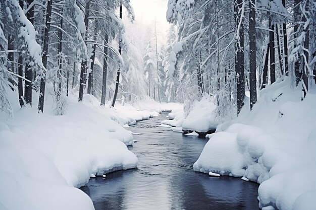 Wälder Winter Poesie Verse im Schnee