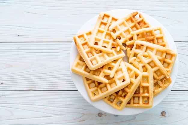 Waffel auf dem Tisch