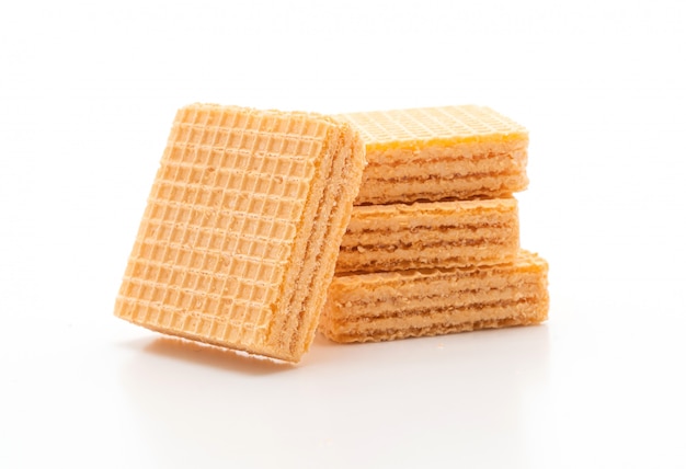 Waffelkeks mit Orangencreme