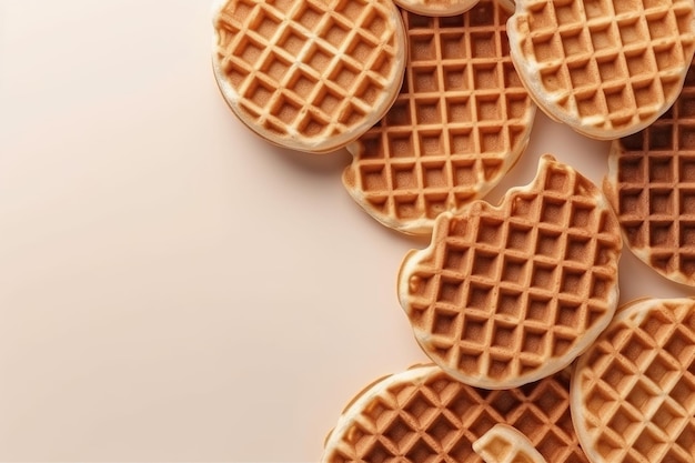 Waffle belga Generar Ai