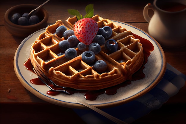 Waffles belgas Generative Ai