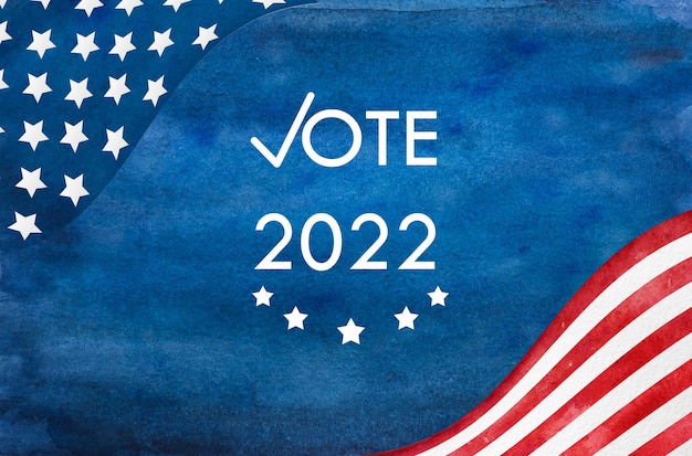 Wahlen in den Vereinigten Staaten Schöne Einladungskarte für den Wahltag