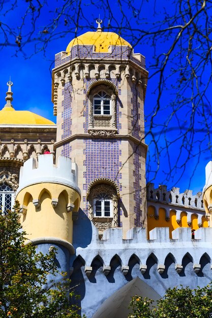 Wahrzeichen von Sintra, Portugal Pena-Palast