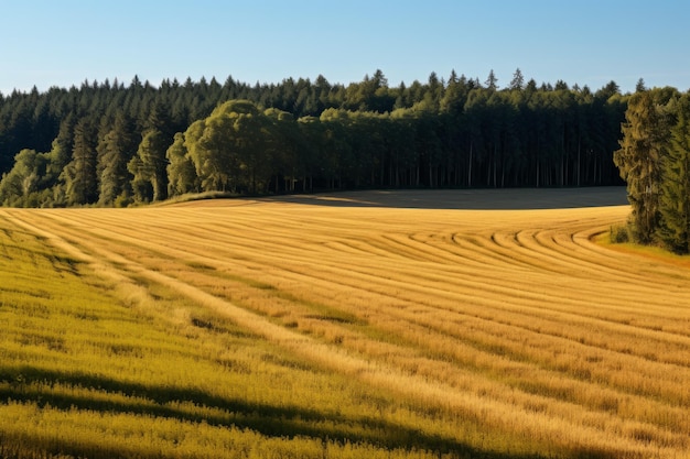 Wald und Ackerland