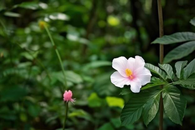 Waldrosa einsame Blüte Erzeuge Ai