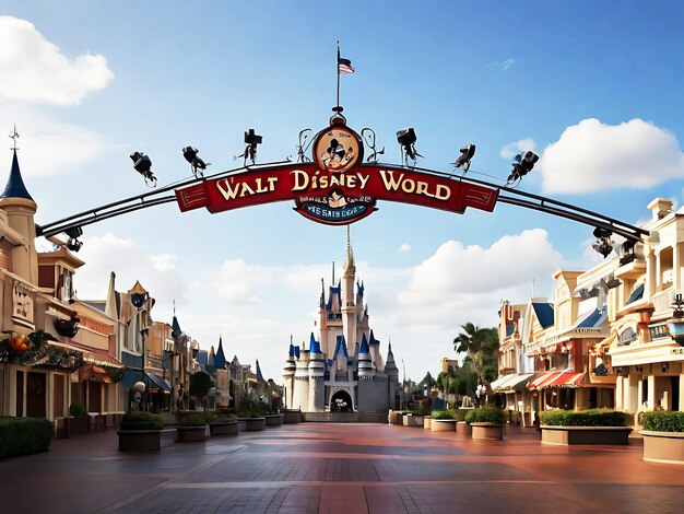 Foto walt disney world magic kingdom inteligência artificial gerativa