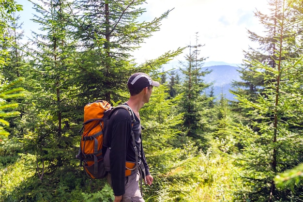 Wanderer in den Bergen