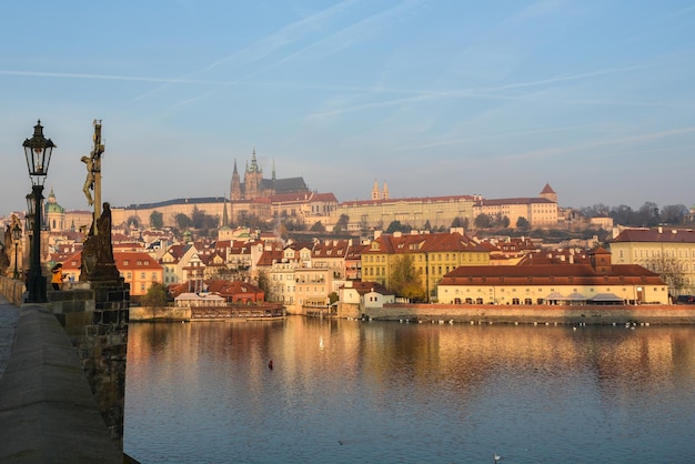 Wandern im Herbst Prag