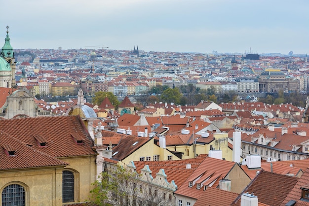 Wandern im Herbst Prag