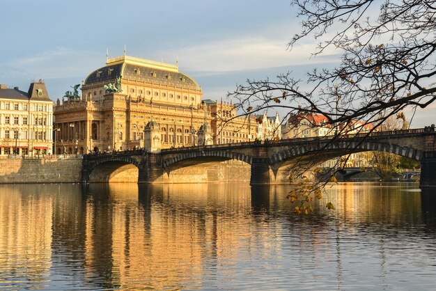 Wandern im Herbst Prag