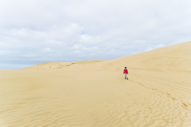 Wandern in den Sanddünen