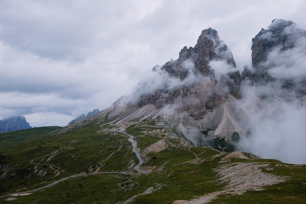 Foto wandern rund um tre cime di lavaredo südtirol italien