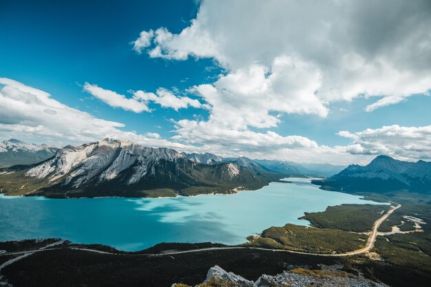 Wanderung in den Rocky Mountains in Alberta, Kanada